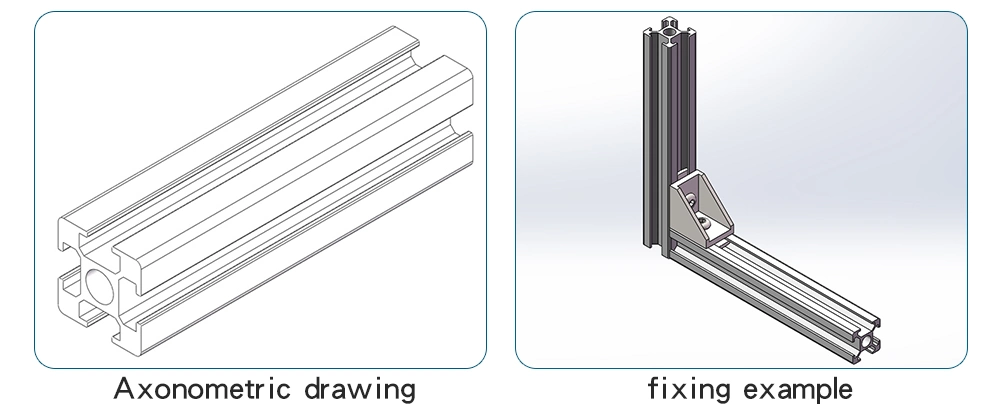 Chinese Manufacturer OEM ODM 30X30 Square Impact Aluminum Extrusion with Anodized Surface Aluminium 6105 T5 for Machine/Assemble Line/Robot 3030 3060 3090